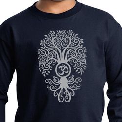 Kids Yoga Shirt Grey Bodhi Tree Long Sleeve Tee T-Shirt
