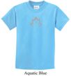 Kids Yoga Shirt Grey Namaste Lotus Tee T-Shirt