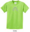 Kids Yoga Shirt Grey Namaste Lotus Tee T-Shirt