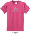 Kids Yoga Shirt Grey Namaste Lotus Tee T-Shirt