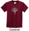 Kids Yoga Shirt Grey Tree of Life Youth Tee T-shirt