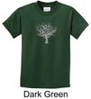 Kids Yoga Shirt Grey Tree of Life Youth Tee T-shirt