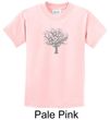 Kids Yoga Shirt Grey Tree of Life Youth Tee T-shirt