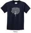 Kids Yoga Shirt Grey Tree Pose Tee T-Shirt