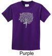 Kids Yoga Shirt Grey Tree Pose Tee T-Shirt