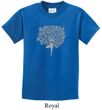 Kids Yoga Shirt Grey Tree Pose Tee T-Shirt