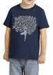 Kids Yoga Shirt Grey Tree Pose Toddler Tee T-Shirt