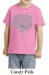Kids Yoga Shirt Grey Tree Pose Toddler Tee T-Shirt