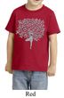 Kids Yoga Shirt Grey Tree Pose Toddler Tee T-Shirt