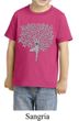 Kids Yoga Shirt Grey Tree Pose Toddler Tee T-Shirt