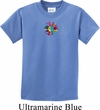Kids Yoga Shirt Hippie Sun Patch Middle Print Tee T-Shirt
