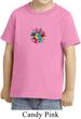 Kids Yoga Shirt Hippie Sun Patch Middle Print Toddler Tee T-Shirt