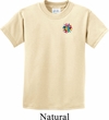 Kids Yoga Shirt Hippie Sun Patch Pocket Print Tee T-Shirt