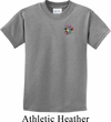 Kids Yoga Shirt Hippie Sun Patch Pocket Print Tee T-Shirt