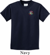 Kids Yoga Shirt Hippie Sun Patch Pocket Print Tee T-Shirt