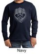 Kids Yoga Shirt Iconic Ganesha Long Sleeve Tee T-Shirt