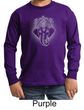 Kids Yoga Shirt Iconic Ganesha Long Sleeve Tee T-Shirt