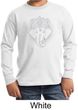 Kids Yoga Shirt Iconic Ganesha Long Sleeve Tee T-Shirt
