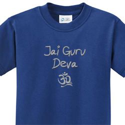 Kids Yoga Shirt Jai Guru Deva Tee T-Shirt