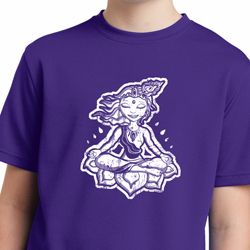 Kids Yoga Shirt Krishna Moisture Wicking Tee T-Shirt
