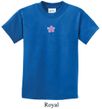 Kids Yoga Shirt Layered Flower Patch Tee T-Shirt
