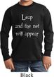 Kids Yoga Shirt Leap Long Sleeve Tee T-Shirt