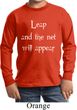 Kids Yoga Shirt Leap Long Sleeve Tee T-Shirt
