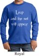 Kids Yoga Shirt Leap Long Sleeve Tee T-Shirt