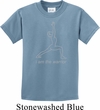Kids Yoga Shirt Line Warrior Tee T-Shirt