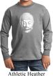 Kids Yoga Shirt Little Buddha Head Long Sleeve Tee T-Shirt