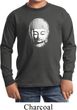 Kids Yoga Shirt Little Buddha Head Long Sleeve Tee T-Shirt