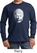 Kids Yoga Shirt Little Buddha Head Long Sleeve Tee T-Shirt