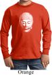 Kids Yoga Shirt Little Buddha Head Long Sleeve Tee T-Shirt