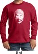 Kids Yoga Shirt Little Buddha Head Long Sleeve Tee T-Shirt