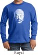 Kids Yoga Shirt Little Buddha Head Long Sleeve Tee T-Shirt