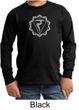 Kids Yoga Shirt Manipura Chakra Meditation Youth Long Sleeve Shirt