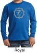 Kids Yoga Shirt Manipura Chakra Meditation Youth Long Sleeve Shirt