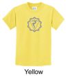 Kids Yoga Shirt Manipura Chakra Meditation Youth T-shirt