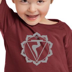 Kids Yoga Shirt Manipura Chakra Meditation Youth Toddler T-shirt
