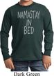 Kids Yoga Shirt Namastay In Bed Long Sleeve Tee T-Shirt