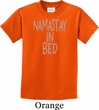 Kids Yoga Shirt Namastay In Bed Tee T-Shirt