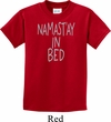 Kids Yoga Shirt Namastay In Bed Tee T-Shirt