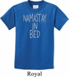Kids Yoga Shirt Namastay In Bed Tee T-Shirt