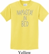 Kids Yoga Shirt Namastay In Bed Tee T-Shirt