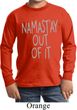 Kids Yoga Shirt Namastay Out Of It Long Sleeve Tee T-Shirt