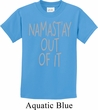 Kids Yoga Shirt Namastay Out Of It Tee T-Shirt