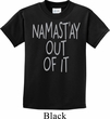 Kids Yoga Shirt Namastay Out Of It Tee T-Shirt