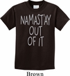 Kids Yoga Shirt Namastay Out Of It Tee T-Shirt