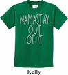 Kids Yoga Shirt Namastay Out Of It Tee T-Shirt