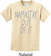 Kids Yoga Shirt Namastay Out Of It Tee T-Shirt